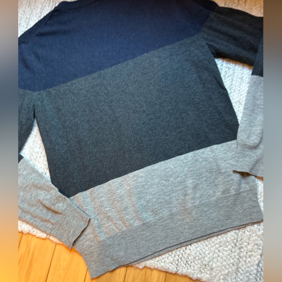 Mark Law Men’s Colorblock Wool Blend Sweater - Picture 9 of 10